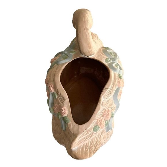 Vintage CBK LTD Ceramic Clay Swan Vase - Picture 10 of 12